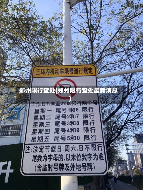郑州限行查处(郑州限行查处最新消息)-第3张图片