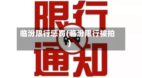 临汾限行惩罚(临汾限行被拍)