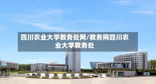 四川农业大学教务处网/教务网四川农业大学教务处