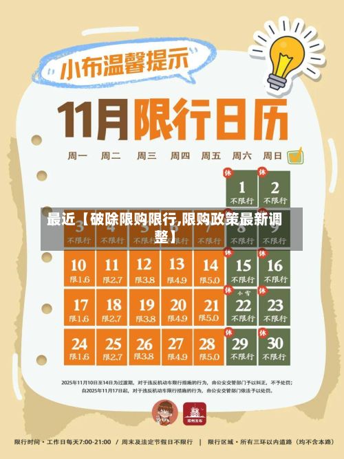 最近【破除限购限行,限购政策最新调整】