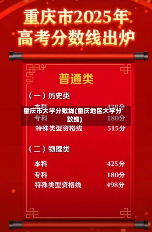 重庆市大学分数线(重庆地区大学分数线)