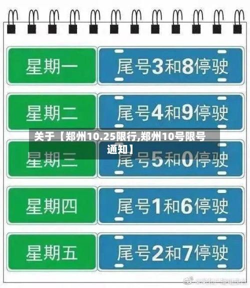 关于【郑州10.25限行,郑州10号限号通知】