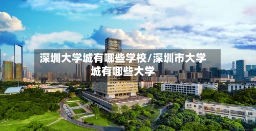 深圳大学城有哪些学校/深圳市大学城有哪些大学-第3张图片