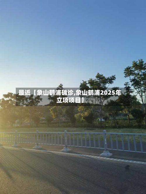 最近【象山鹤浦确诊,象山鹤浦2025年立项项目】-第2张图片