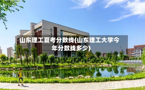 山东理工夏考分数线(山东理工大学今年分数线多少)-第2张图片