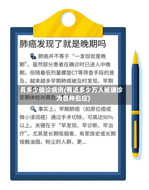 有多少确诊病例(有近多少万人被确诊为各种癌症)-第3张图片