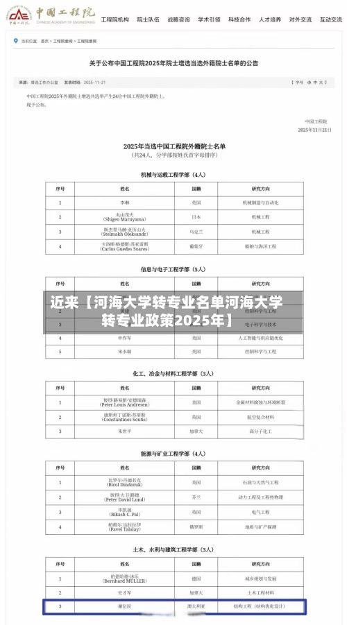 近来【河海大学转专业名单河海大学转专业政策2025年】-第3张图片