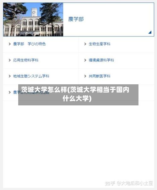 茨城大学怎么样(茨城大学相当于国内什么大学)