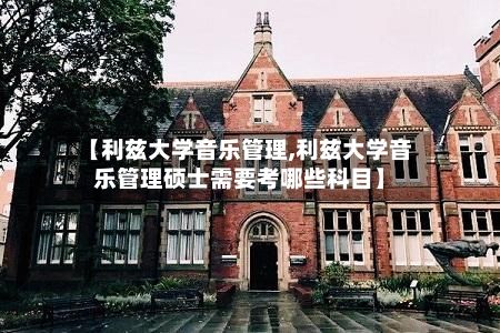 【利兹大学音乐管理,利兹大学音乐管理硕士需要考哪些科目】-第3张图片