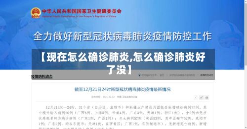 【现在怎么确诊肺炎,怎么确诊肺炎好了没】-第3张图片