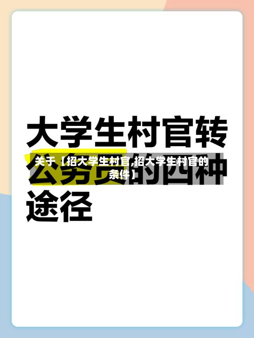 关于【招大学生村官,招大学生村官的条件】