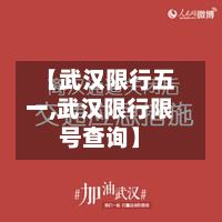 【武汉限行五一,武汉限行限号查询】-第2张图片