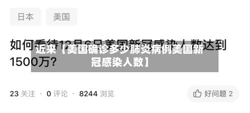 近来【美国确诊多少肺炎病例美国新冠感染人数】
