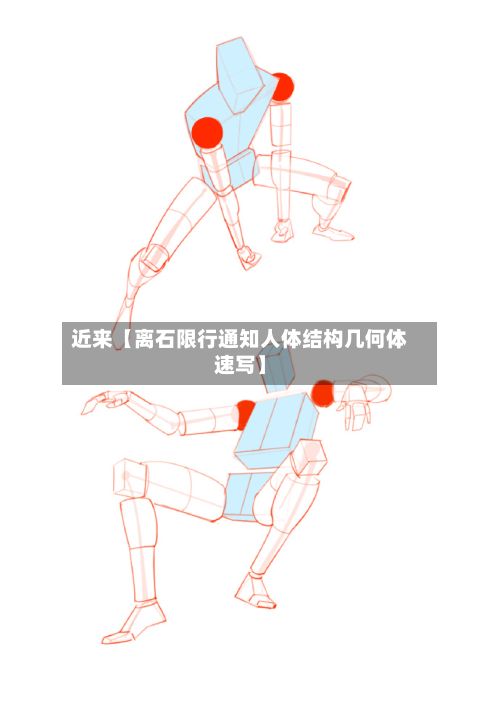 近来【离石限行通知人体结构几何体速写】-第2张图片