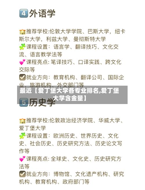 最近【爱丁堡大学各专业排名,爱丁堡大学含金量】-第3张图片