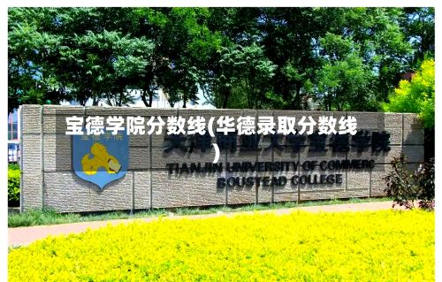宝德学院分数线(华德录取分数线)-第2张图片
