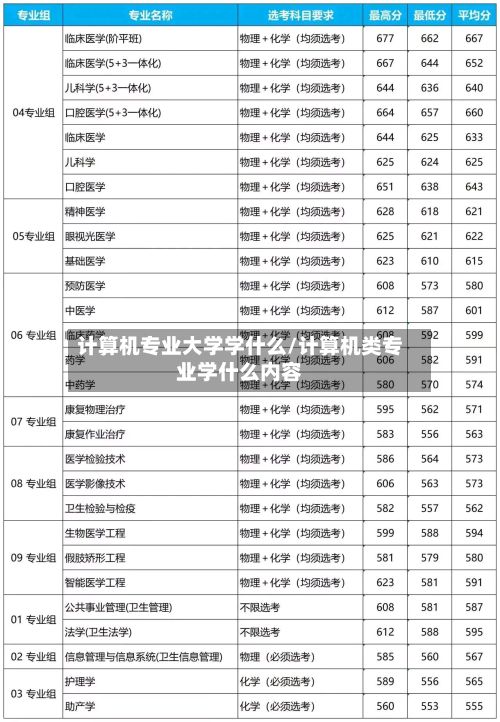 计算机专业大学学什么/计算机类专业学什么内容