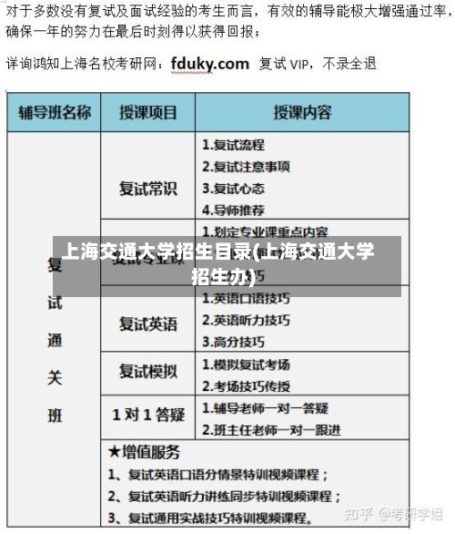 上海交通大学招生目录(上海交通大学招生办)-第2张图片