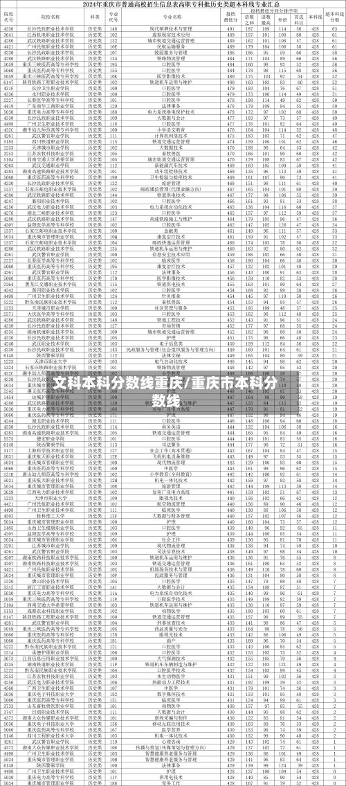 文科本科分数线重庆/重庆市本科分数线-第2张图片