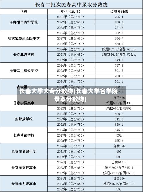 长春大学大专分数线(长春大学各学院录取分数线)-第3张图片