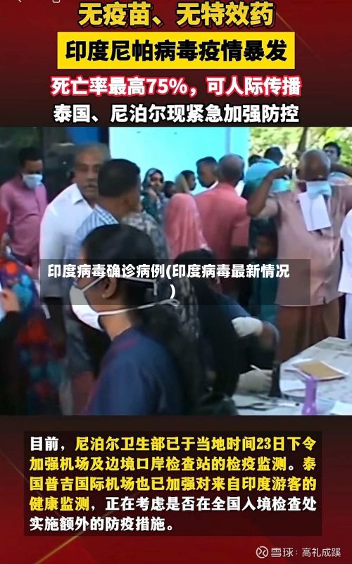 印度病毒确诊病例(印度病毒最新情况)