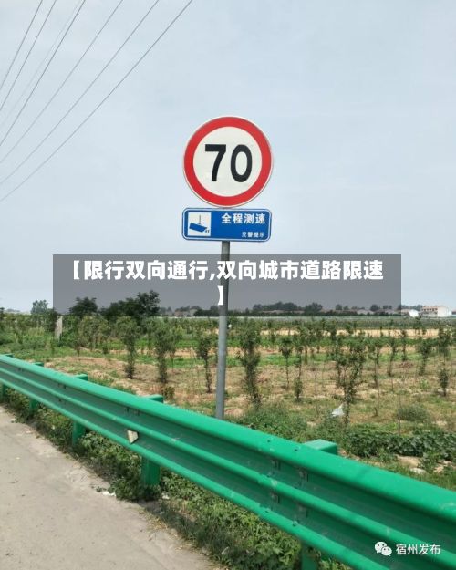 【限行双向通行,双向城市道路限速】