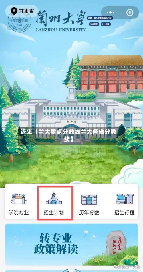 近来【兰大重点分数线兰大各省分数线】-第1张图片