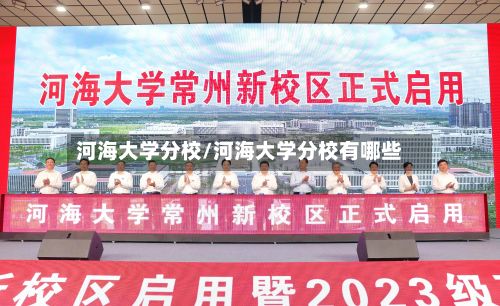 河海大学分校/河海大学分校有哪些-第2张图片
