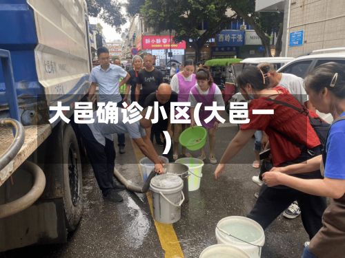 大邑确诊小区(大邑一)