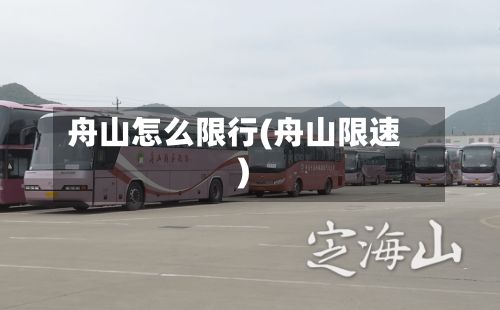 舟山怎么限行(舟山限速)-第3张图片