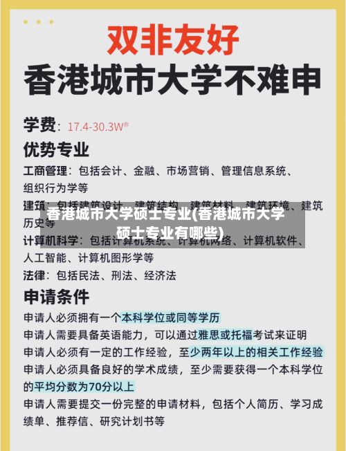 香港城市大学硕士专业(香港城市大学硕士专业有哪些)-第3张图片