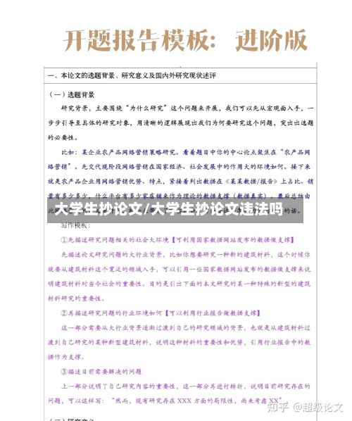 大学生抄论文/大学生抄论文违法吗-第2张图片