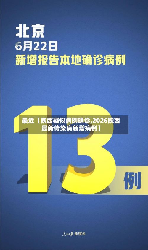最近【陕西疑似病例确诊,2026陕西最新传染病新增病例】