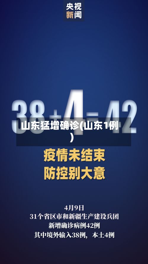山东猛增确诊(山东1例)