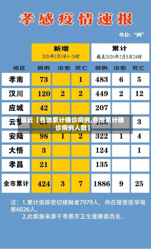 最近【各地累计确诊病例,各地累计确诊病例人数】