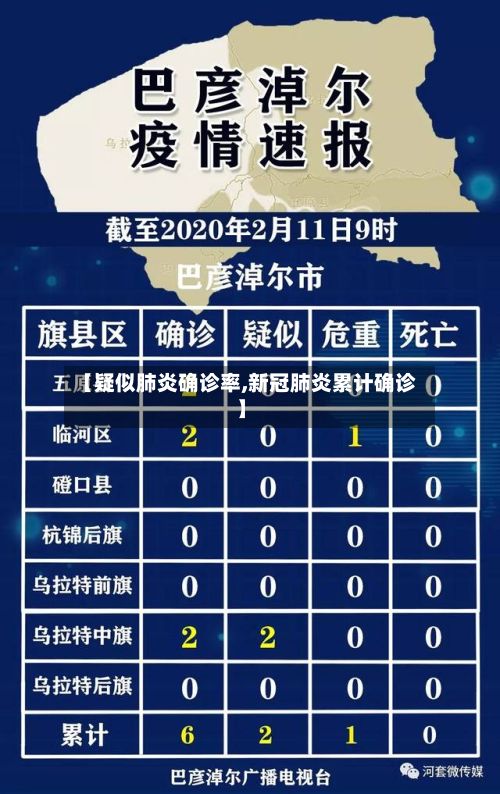 【疑似肺炎确诊率,新冠肺炎累计确诊】-第3张图片