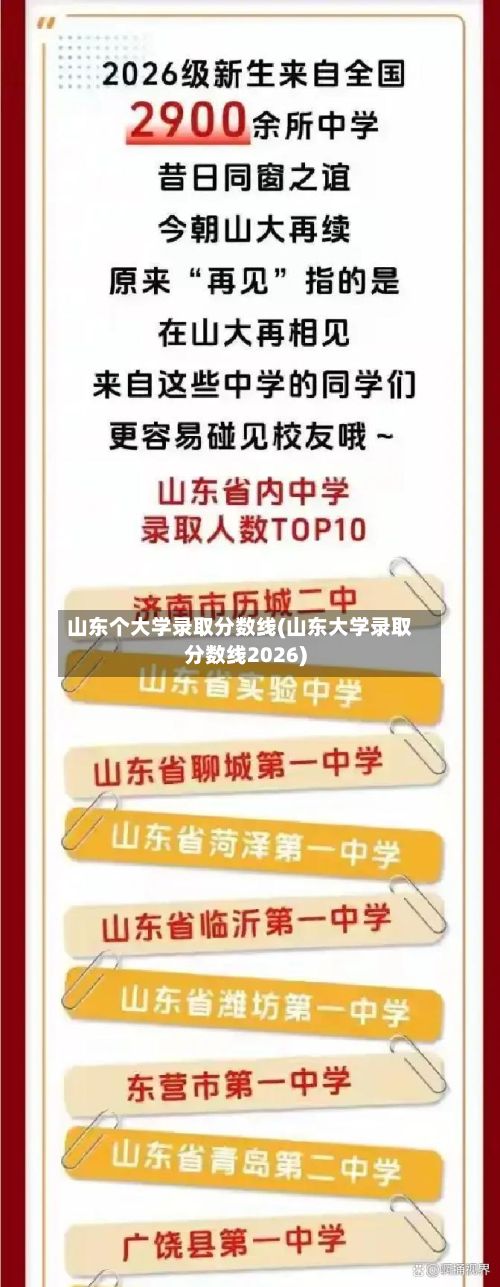 山东个大学录取分数线(山东大学录取分数线2026)-第2张图片