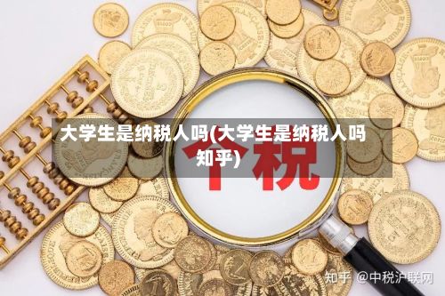 大学生是纳税人吗(大学生是纳税人吗知乎)-第2张图片