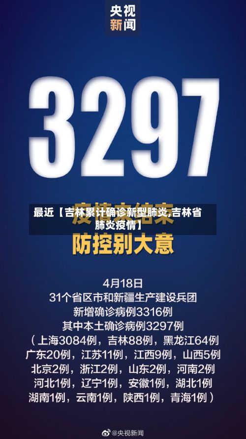 最近【吉林累计确诊新型肺炎,吉林省肺炎疫情】-第3张图片
