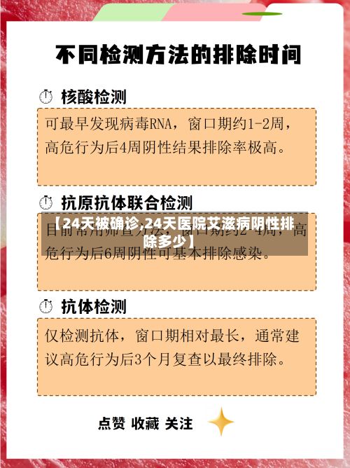 【24天被确诊,24天医院艾滋病阴性排除多少】