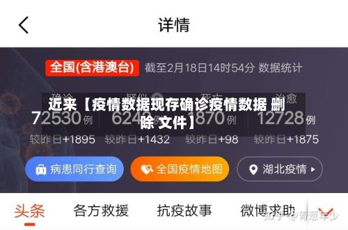 近来【疫情数据现存确诊疫情数据 删除 文件】-第2张图片