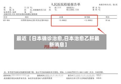 最近【日本确诊治愈,日本治愈乙肝最新消息】-第2张图片