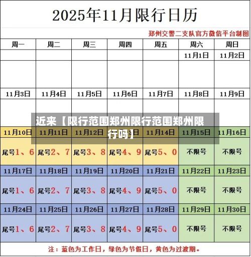 近来【限行范围郑州限行范围郑州限行吗】-第2张图片