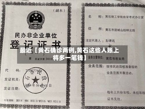 最近【黄石确诊两例,黄石这些人账上将多一笔钱】-第3张图片