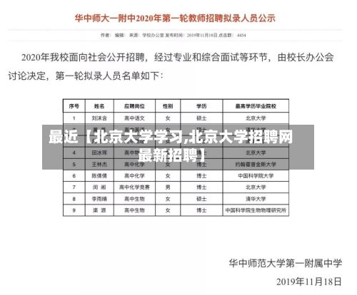 最近【北京大学学习,北京大学招聘网最新招聘】-第3张图片