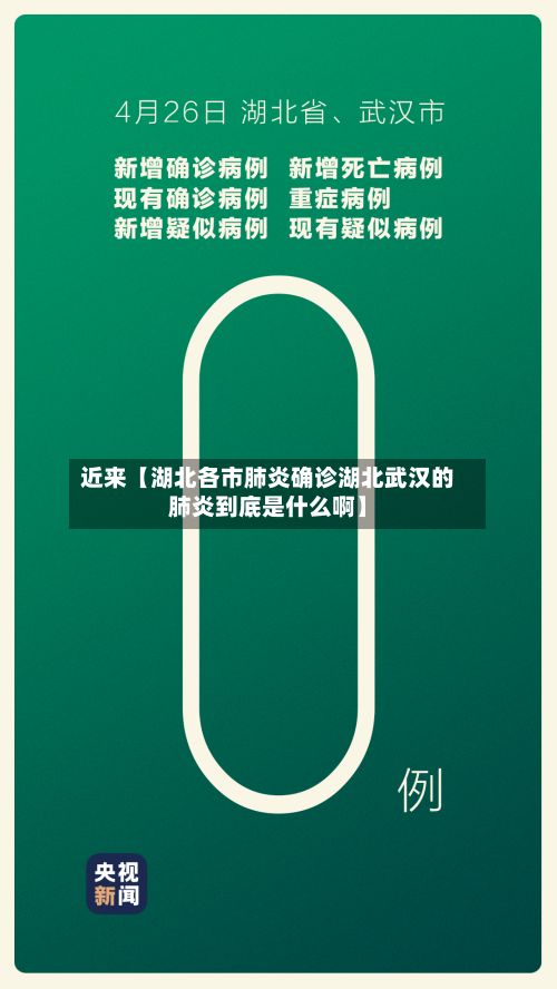 近来【湖北各市肺炎确诊湖北武汉的肺炎到底是什么啊】-第3张图片