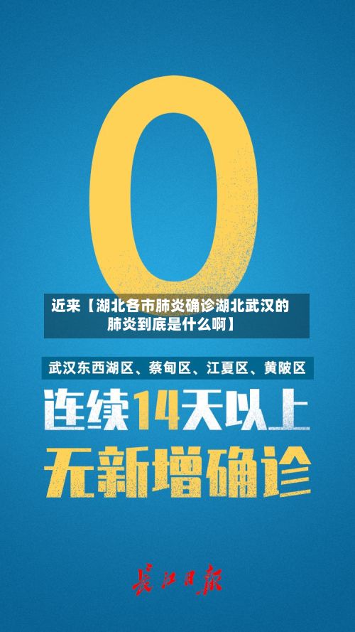 近来【湖北各市肺炎确诊湖北武汉的肺炎到底是什么啊】-第2张图片