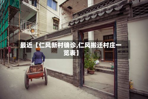 最近【仁风新村确诊,仁风搬迁村庄一览表】