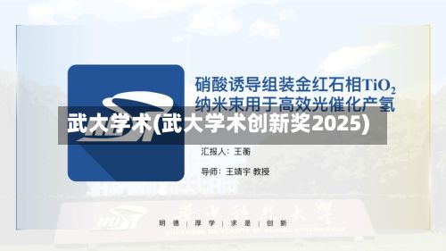 武大学术(武大学术创新奖2025)-第2张图片