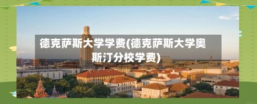 德克萨斯大学学费(德克萨斯大学奥斯汀分校学费)-第2张图片